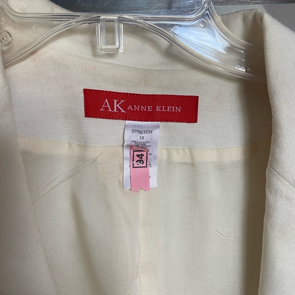 Anne Klein Cream Blazer